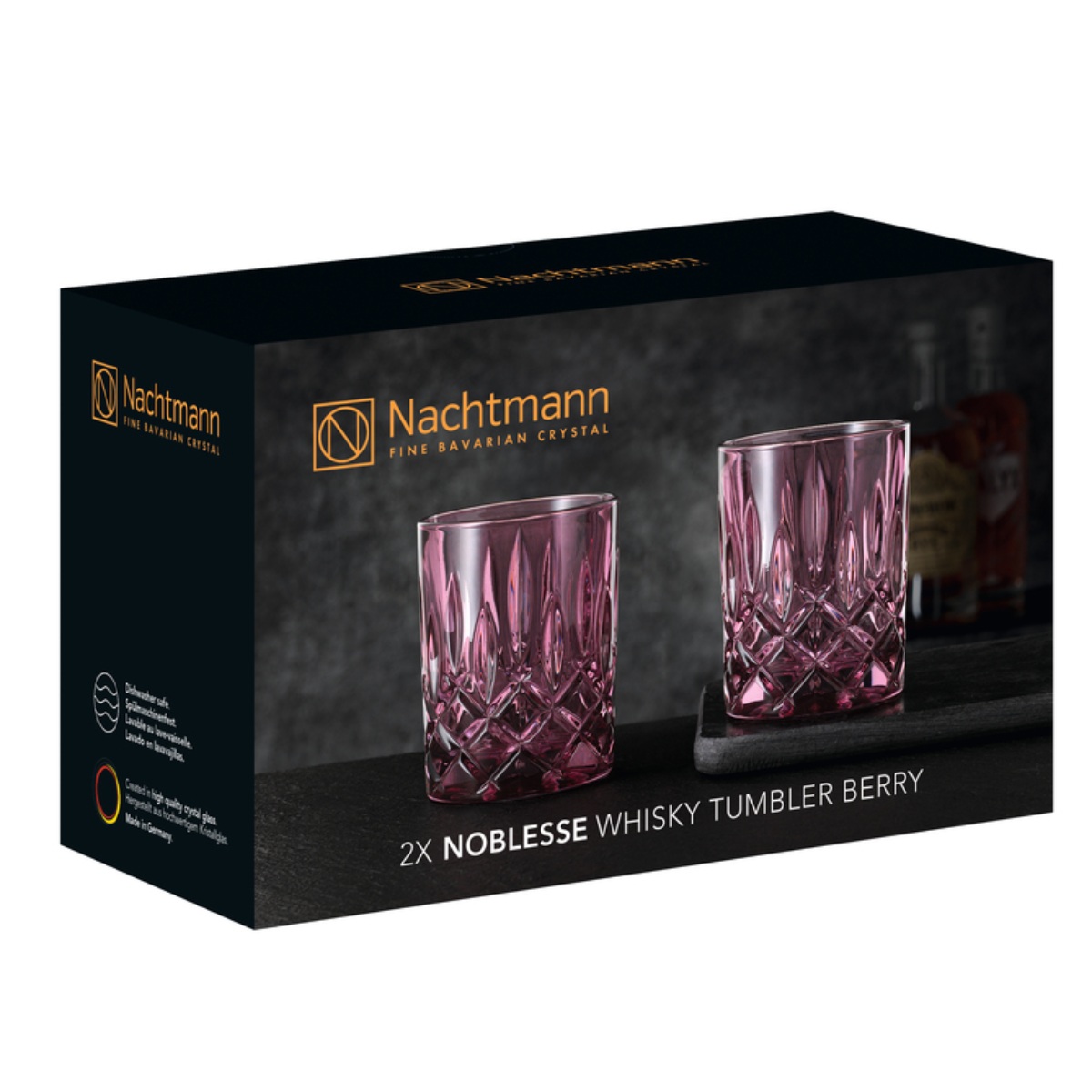 Noblesse Berry Whiskey Tumbler Set of 2 image number null
